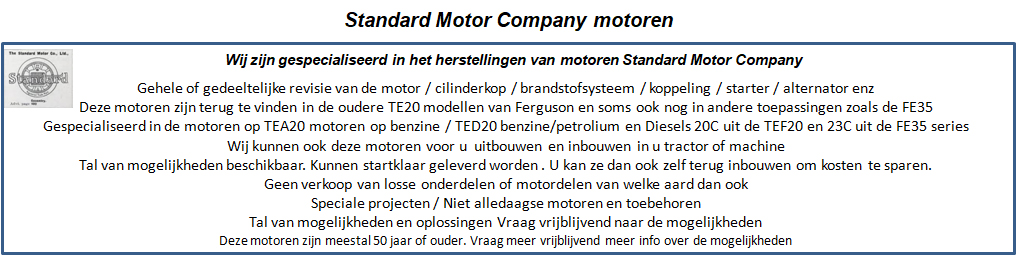 Standard motor header